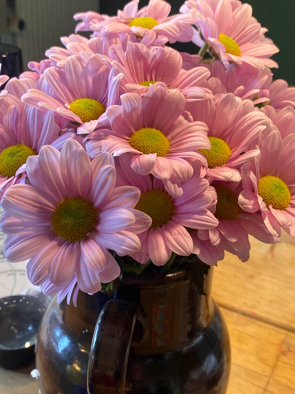 Ein paar Blumen erfreuen das Auge